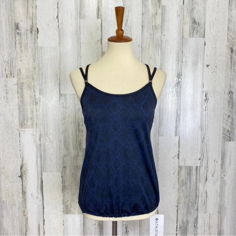 Athleta Snake Bra Cup Blousy Tankini - Picture 4 of 9